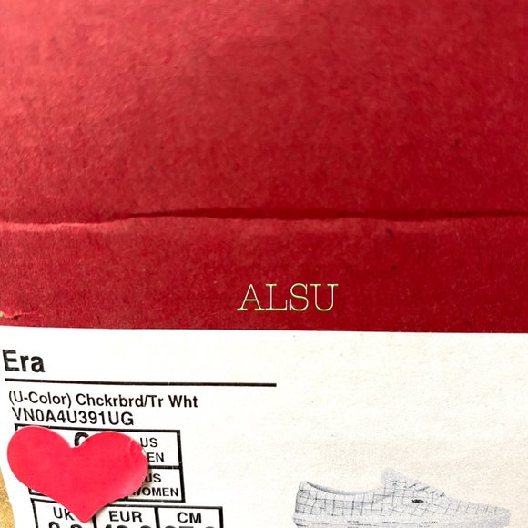 🎄SALE🎄 VANS Era (U-Color) Canvas Checkerboard White Men's Size VN0A4U391UG - Picture 9 of 9